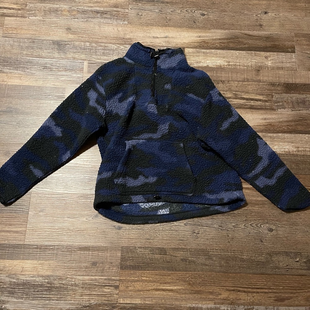 Camo Fleece Pullover